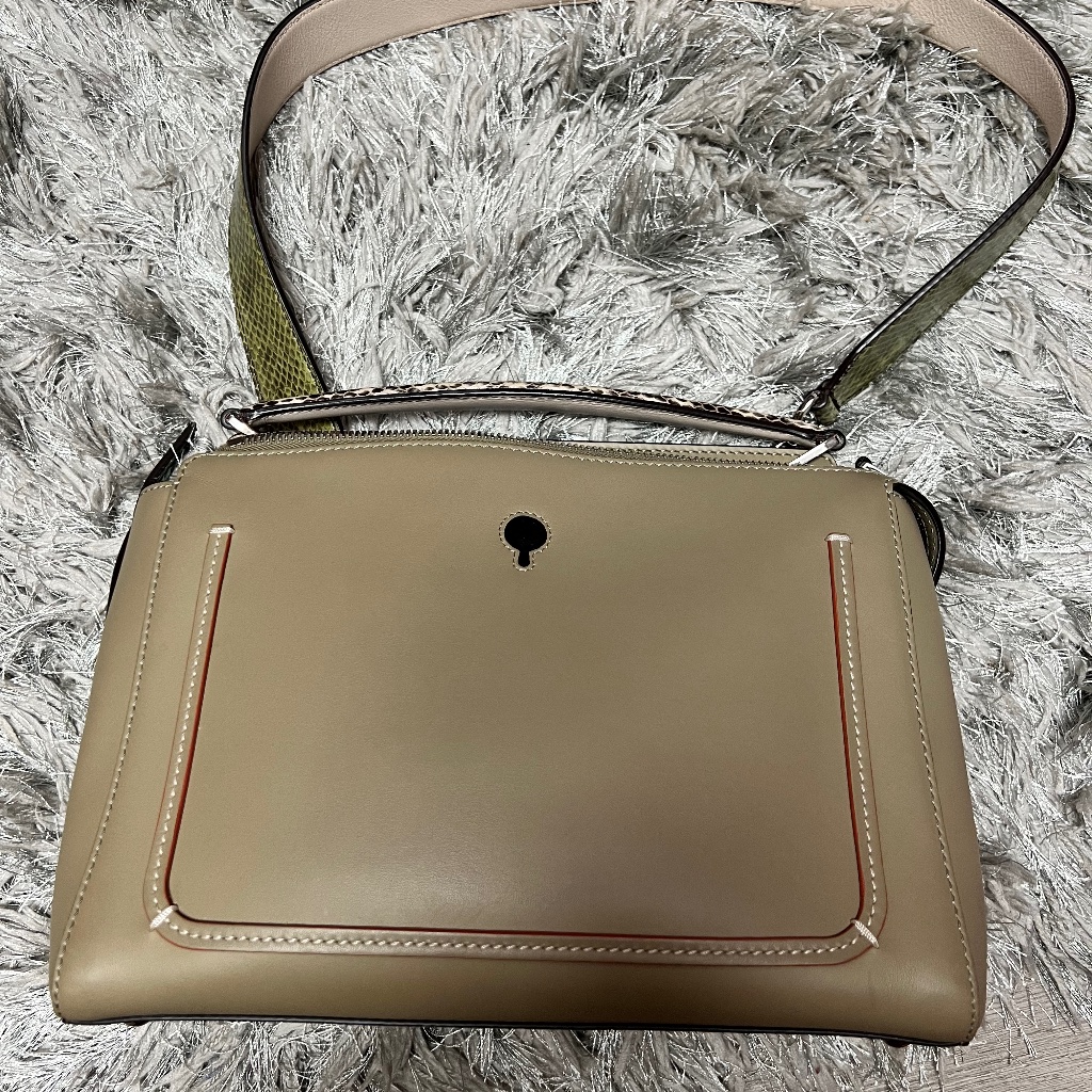 100% Authentic Fendi Dot Com Python Bag